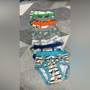 Kids Cartoon Print Underwear Set - Multicolor